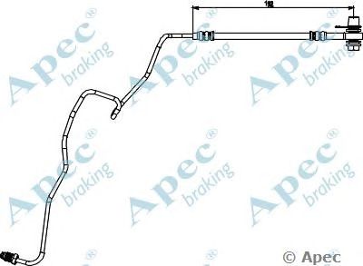 APEC BRAKING hos3874 -  Тормозной шланг